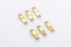 Plated contact spring